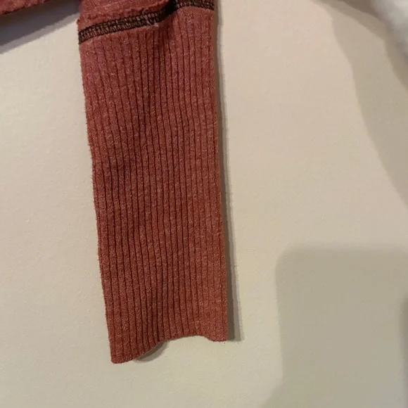 We The Free Terracotta Cowl Neck Sweater - Picture 4 of 6